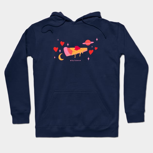 Pizza slice Hoodie by pink_pizzanova